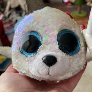 NWT - Ty Beanie Boo Sequin Seal Purse for Ladies and/or Girls